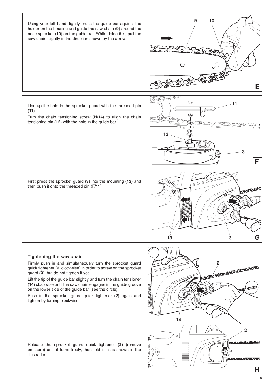 Dolmar ES-153 A User Manual | Page 9 / 68