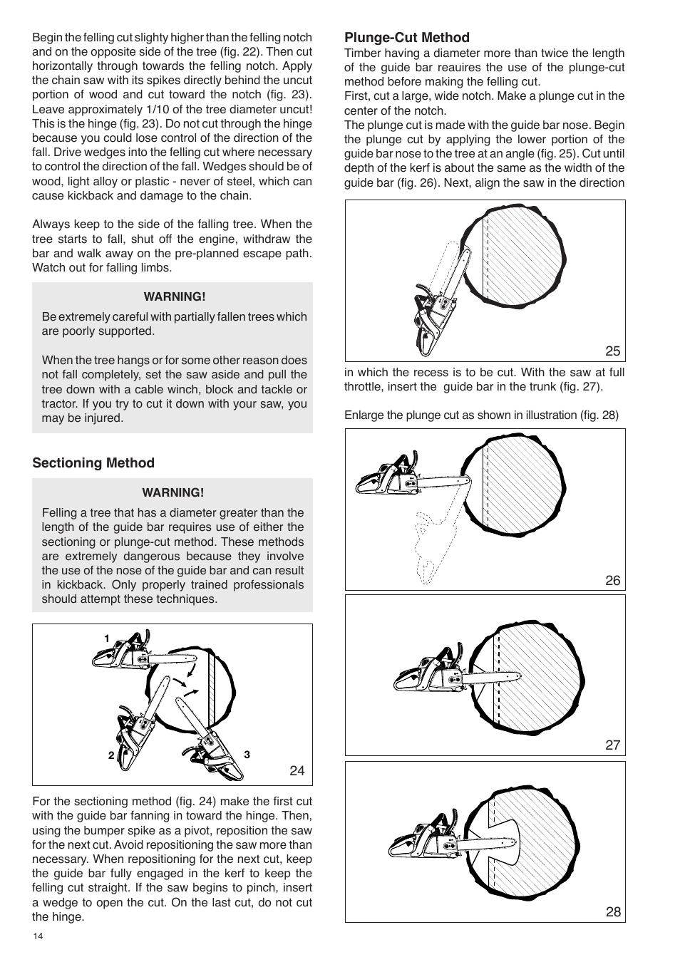 Dolmar Gasoline Chain Saws PS-421 User Manual | Page 14 / 48