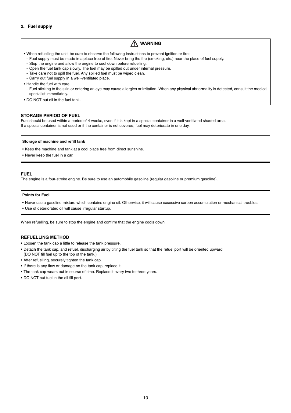 Dolmar PB-250.4 User Manual | Page 10 / 60