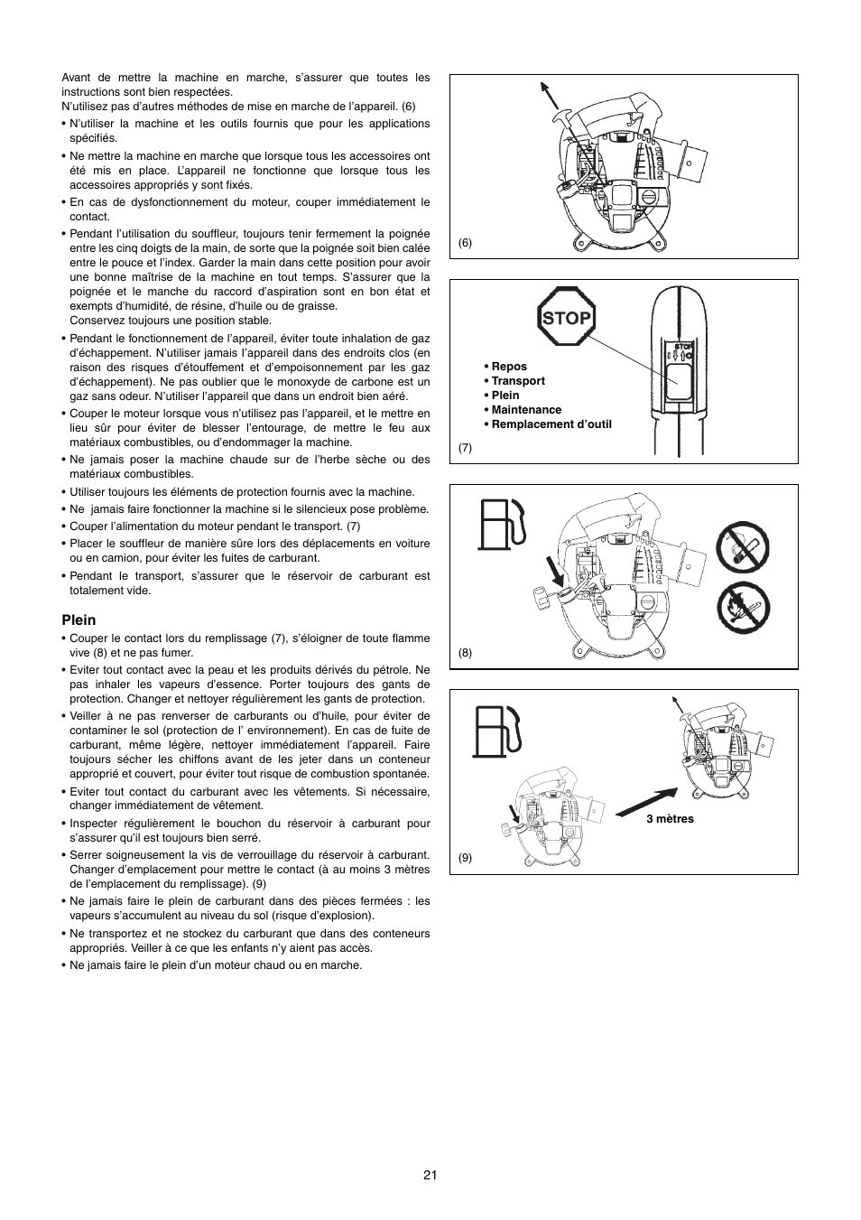 Dolmar PB-250.4 User Manual | Page 21 / 60