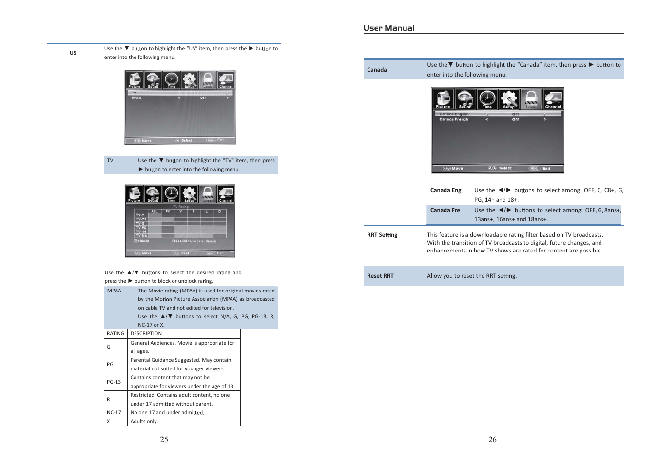 Curtis PLED5529A-D User Manual | Page 14 / 18