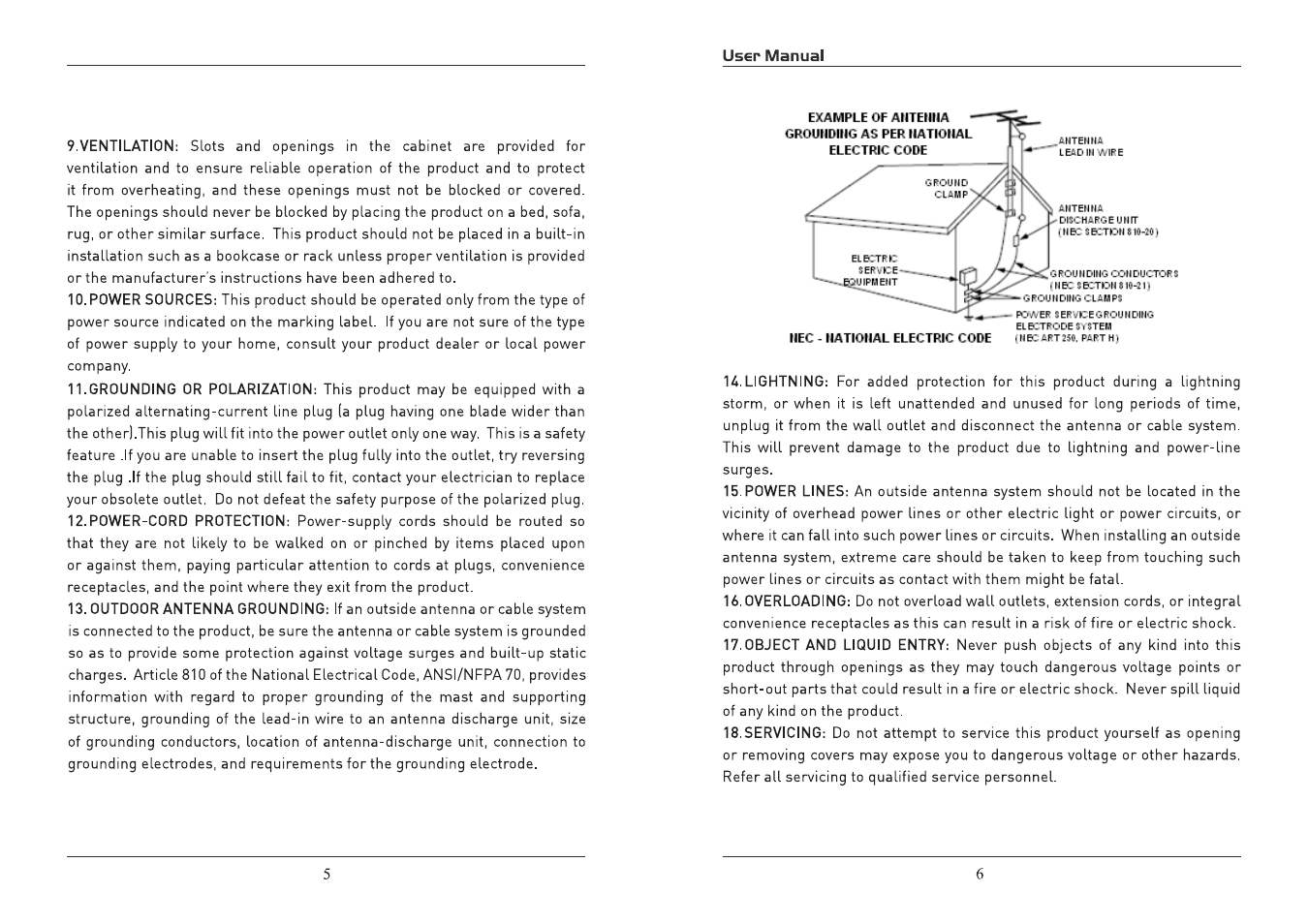 Curtis PLED5529A-D User Manual | Page 4 / 18