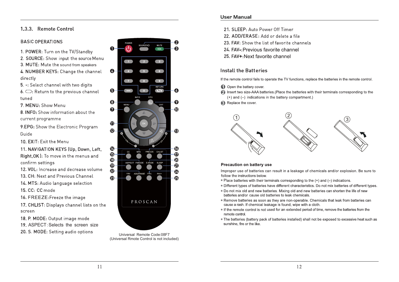 Curtis PLED5529A-D User Manual | Page 7 / 18