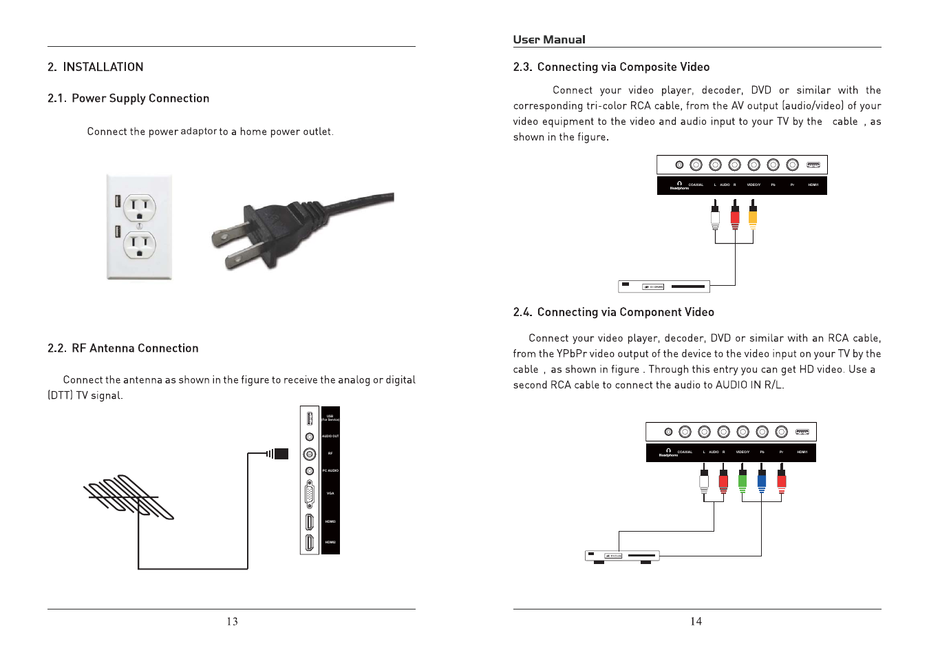 Adaptor | Curtis PLED5529A-D User Manual | Page 8 / 18