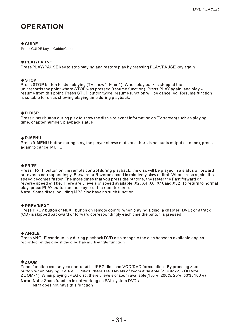 Curtis PLEDV1945A-C User Manual | Page 32 / 44