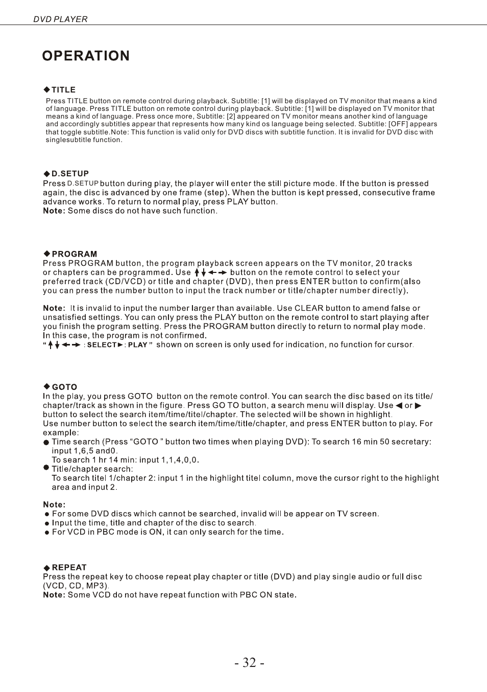 Curtis PLEDV1945A-C User Manual | Page 33 / 44