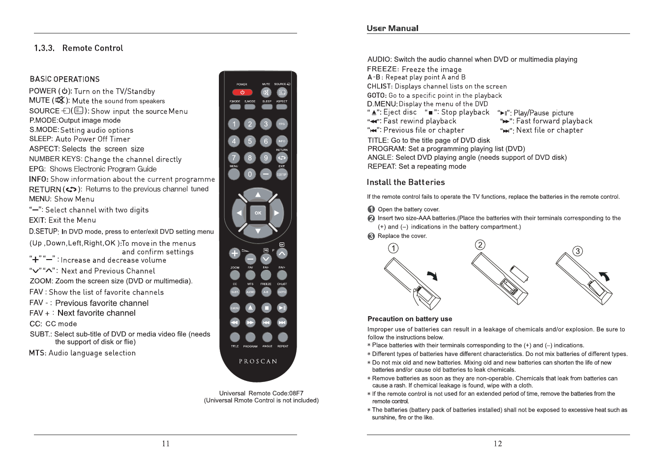 Curtis PLEDV1948A User Manual | Page 7 / 23