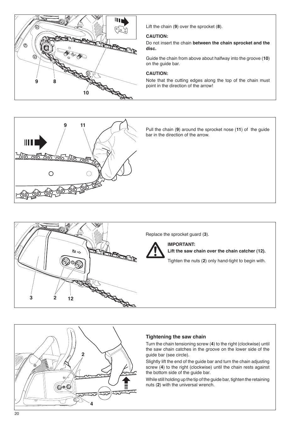 Dolmar PS-420 User Manual | Page 20 / 48