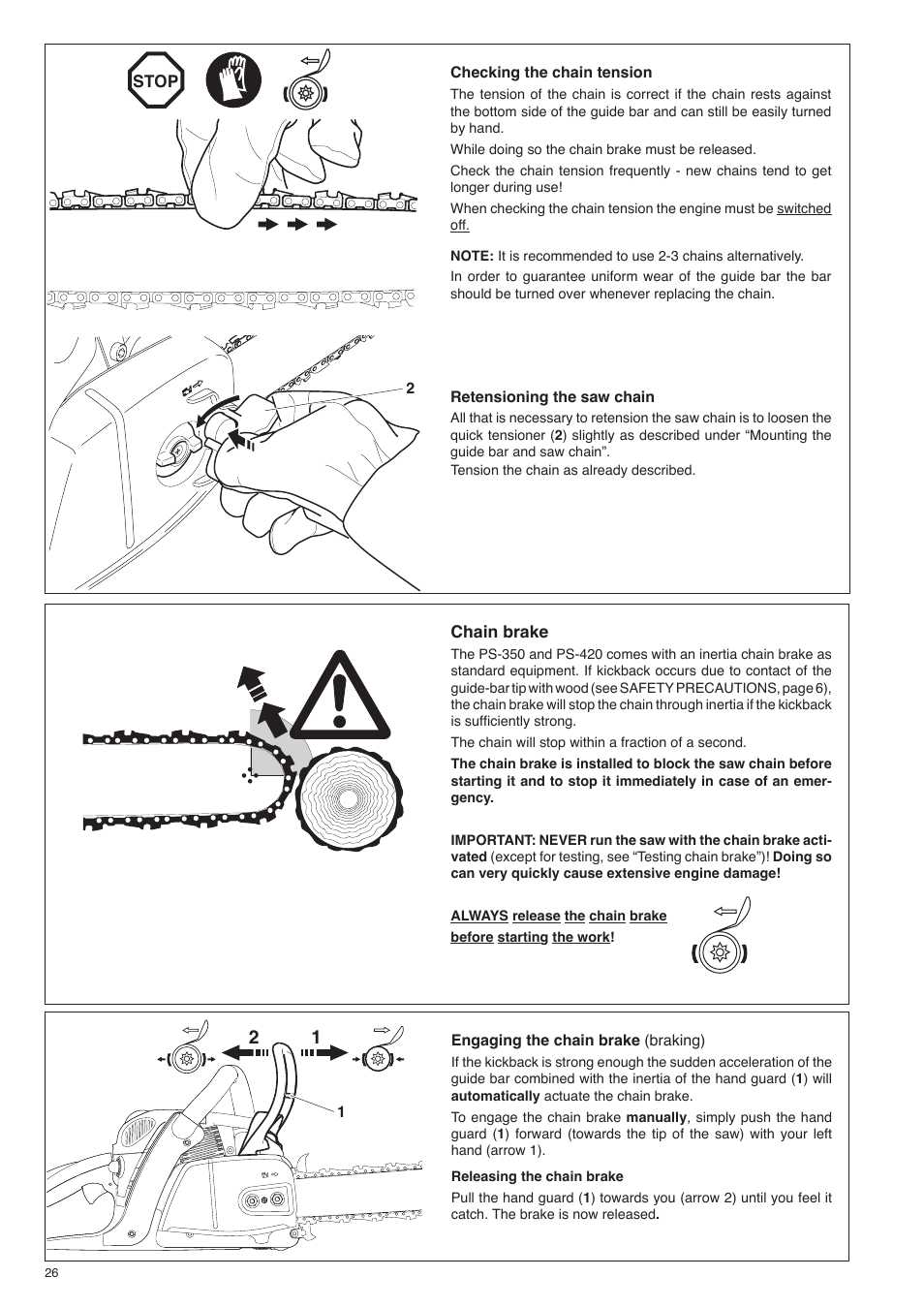 Dolmar PS-420 User Manual | Page 26 / 48