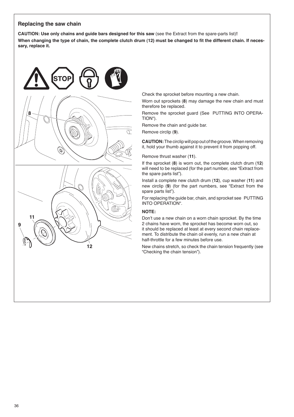 Dolmar PS-420 User Manual | Page 36 / 48