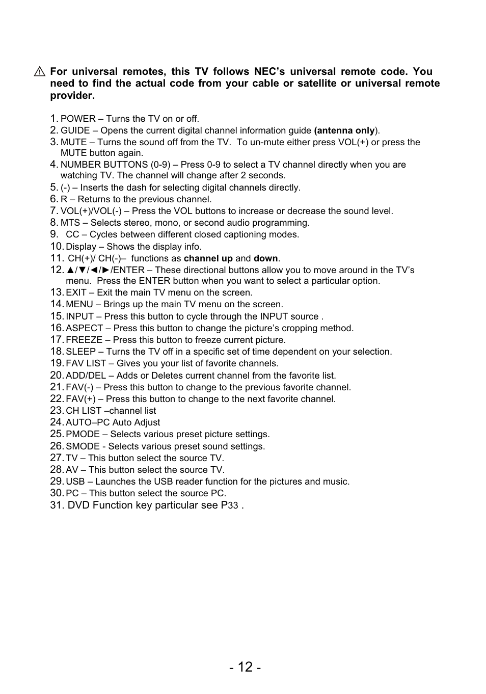 Curtis PLEDV2488A-B User Manual | Page 13 / 47