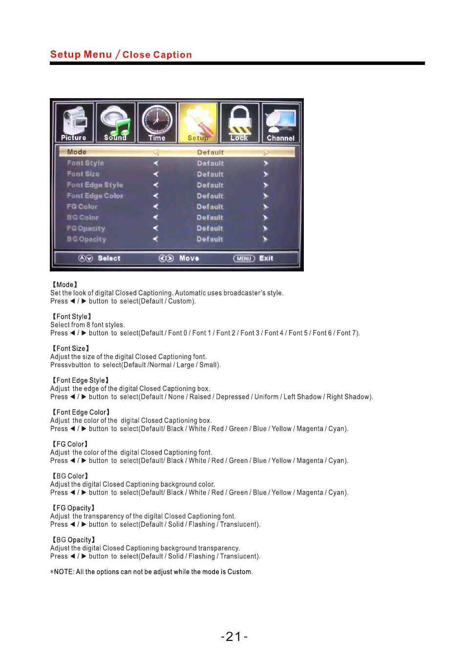 Curtis PLEDV2488A-B User Manual | Page 22 / 47