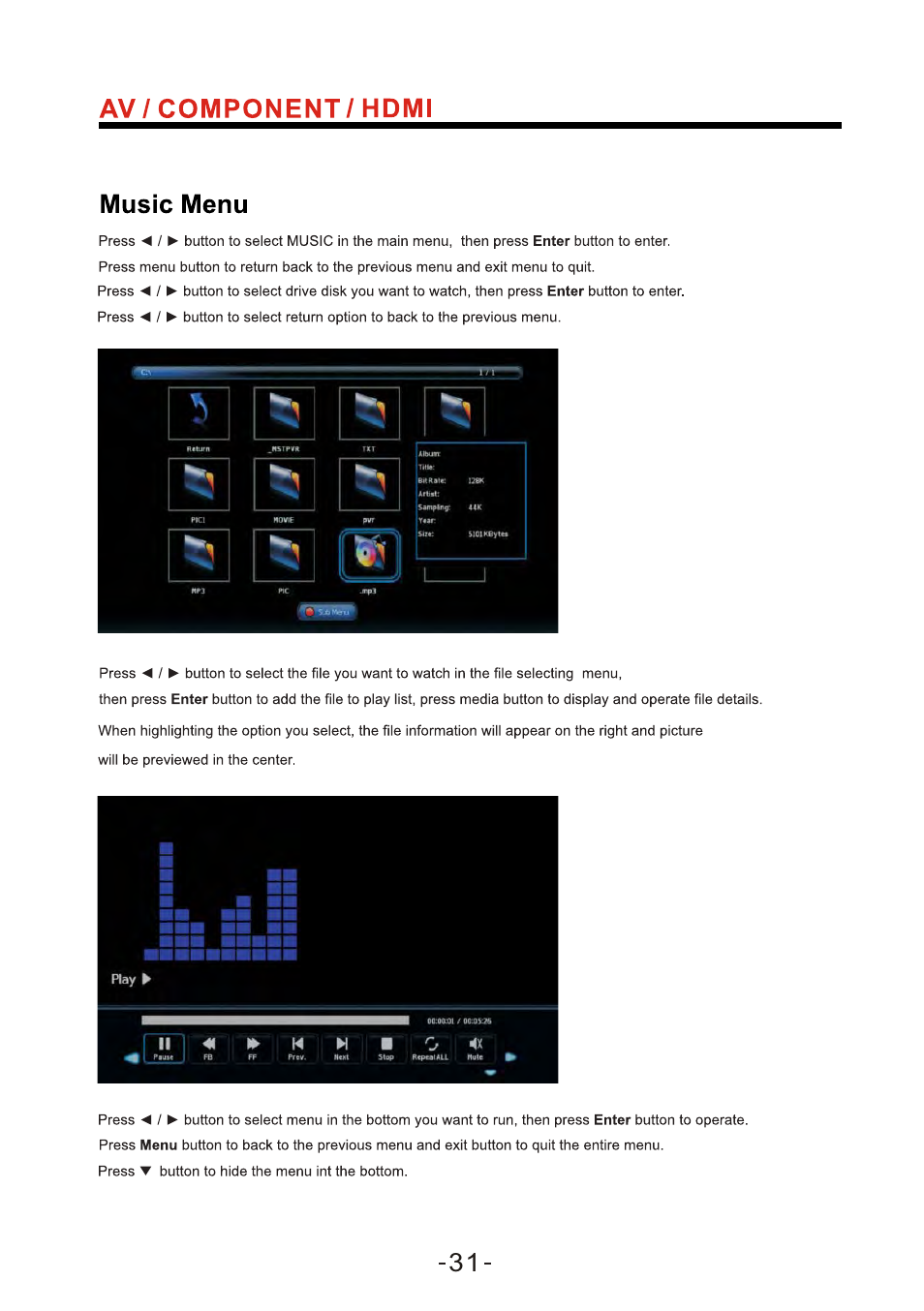 Curtis PLEDV2488A-B User Manual | Page 32 / 47