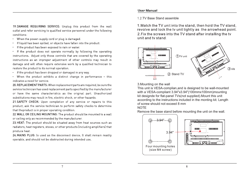 Curtis PLEDV2488A-D User Manual | Page 5 / 22