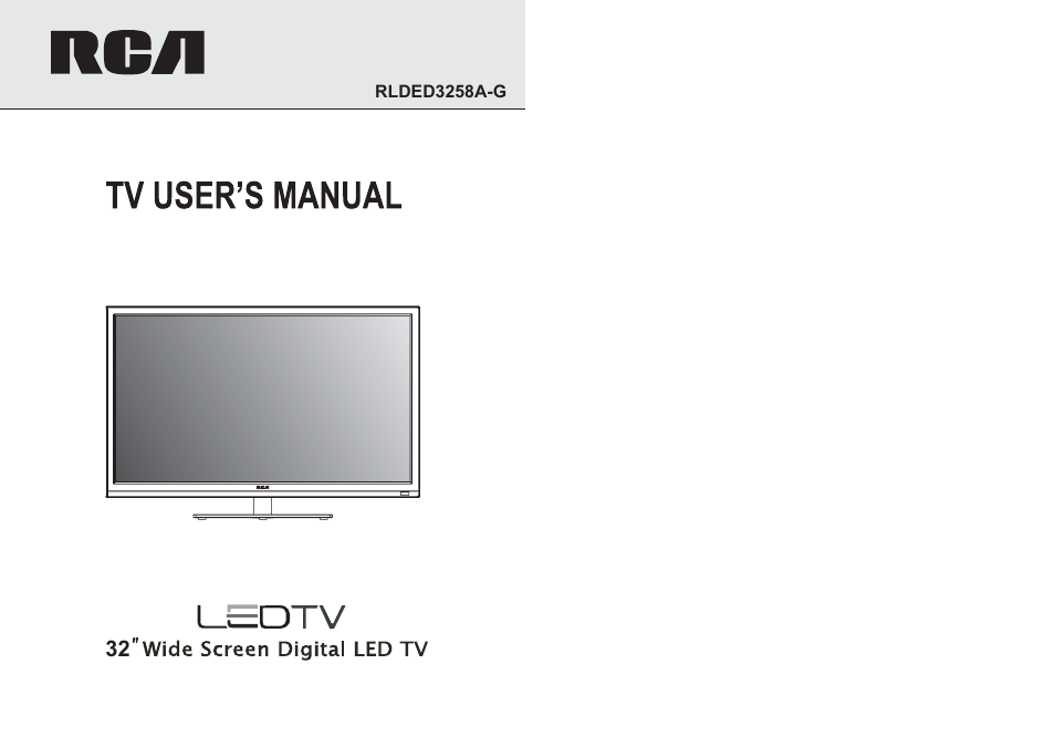 Curtis RLDED3258A-G User Manual | 18 pages