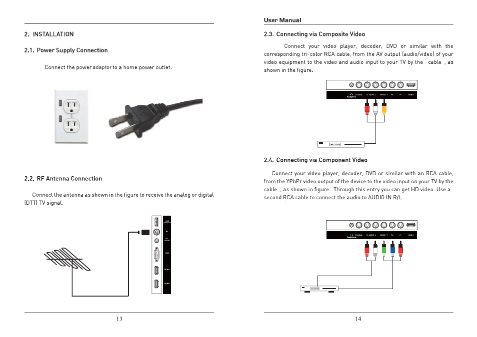 Adaptor | Curtis RLDED3258A-G User Manual | Page 8 / 18