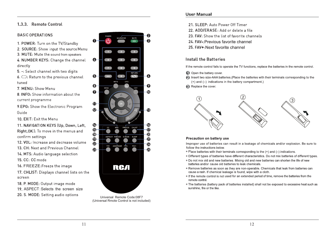 Curtis RLDED3950A-C User Manual | Page 7 / 18