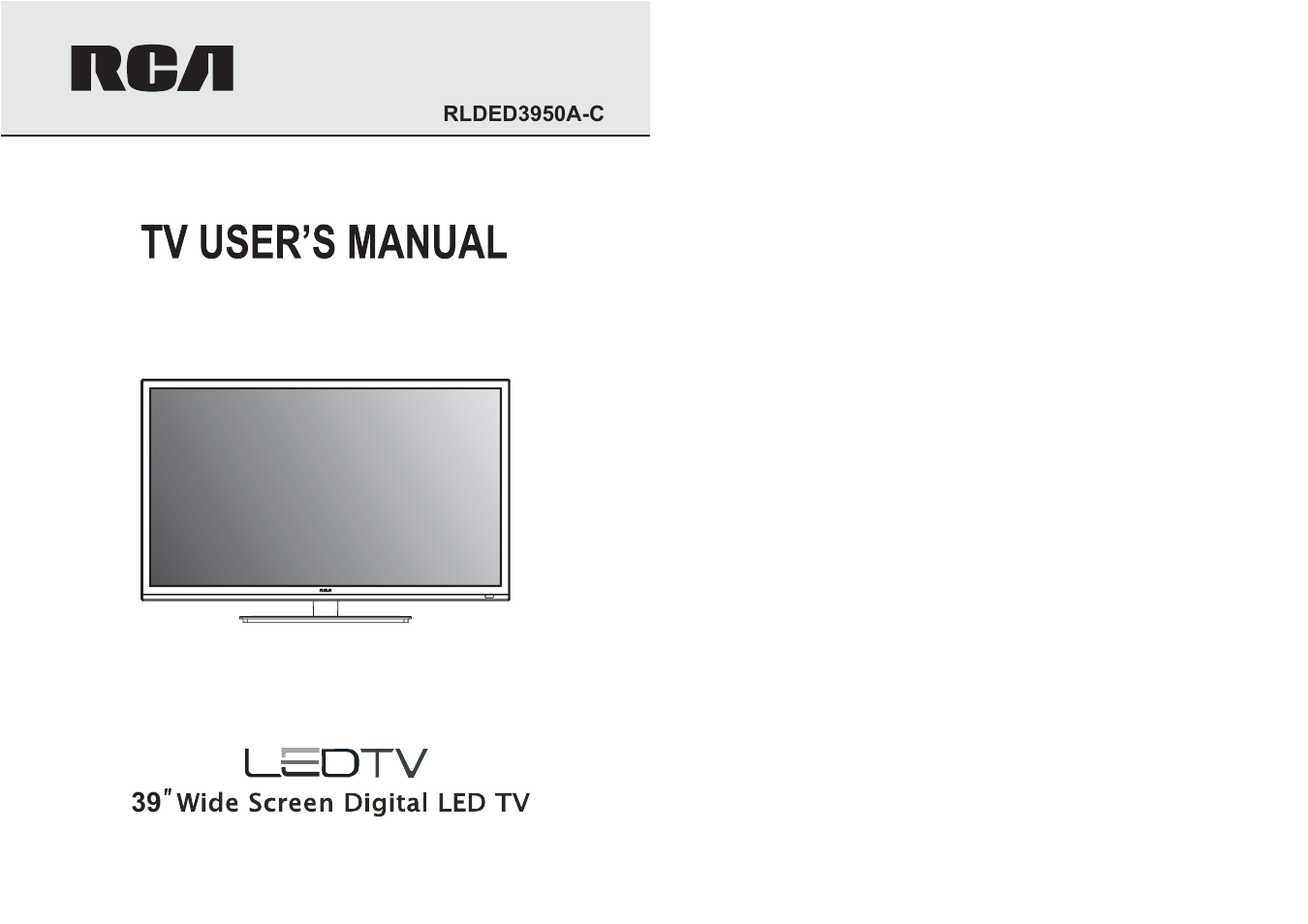 Curtis RLDED3950A-C User Manual | 18 pages