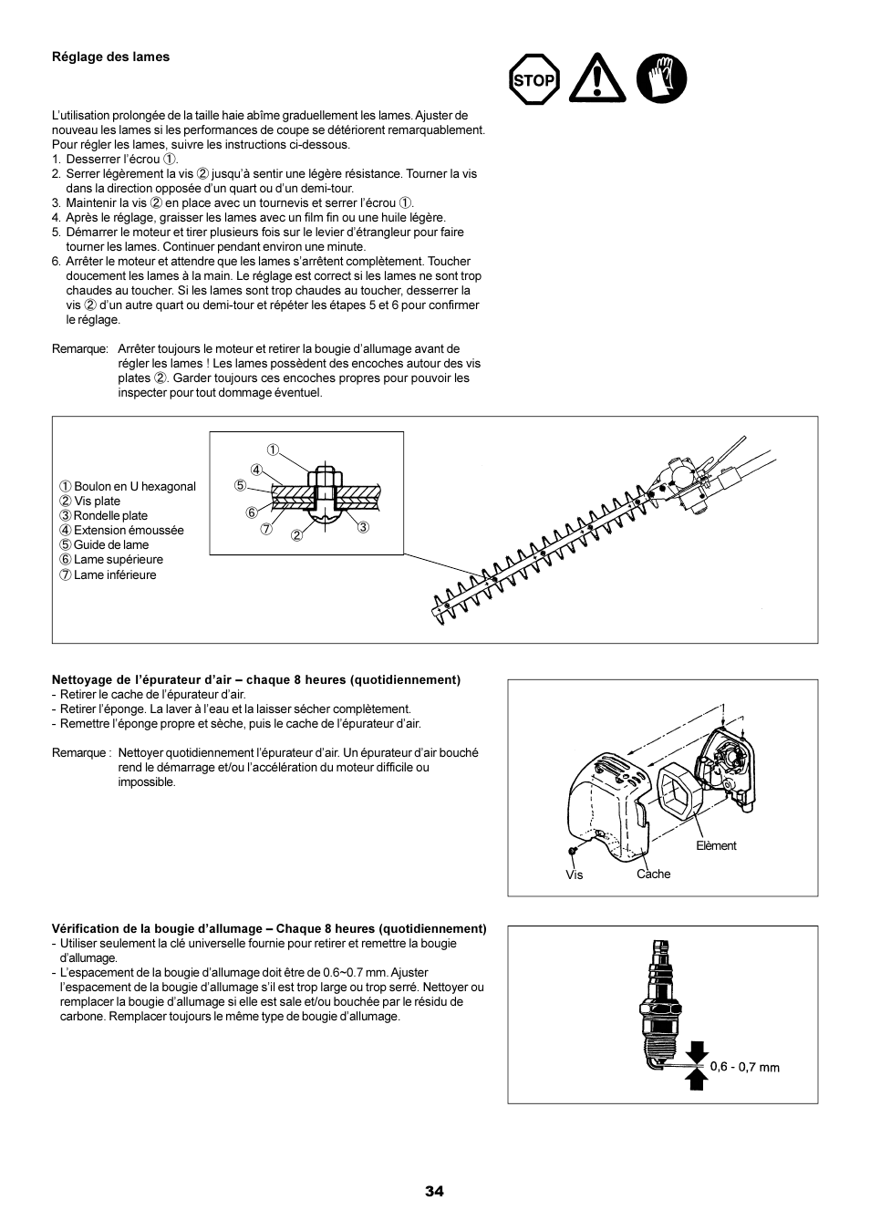 Dolmar POLE HEDGE MH-2556 User Manual | Page 34 / 54