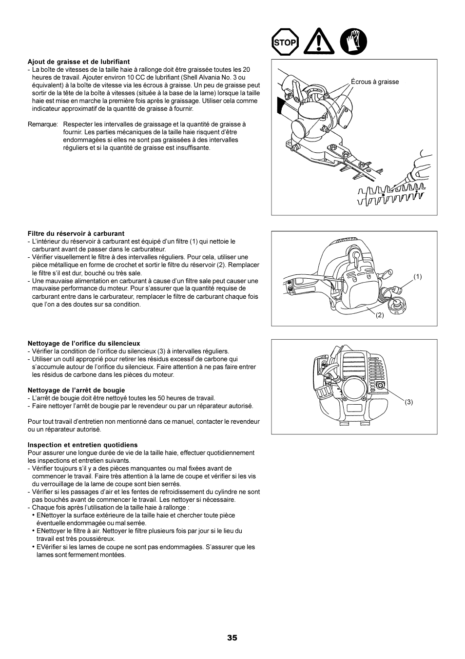 Dolmar POLE HEDGE MH-2556 User Manual | Page 35 / 54