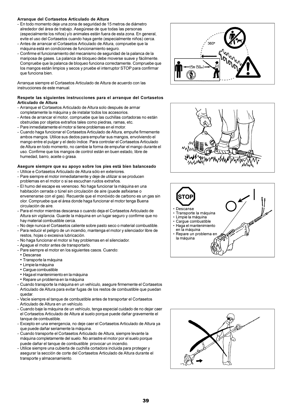 Dolmar POLE HEDGE MH-2556 User Manual | Page 39 / 54