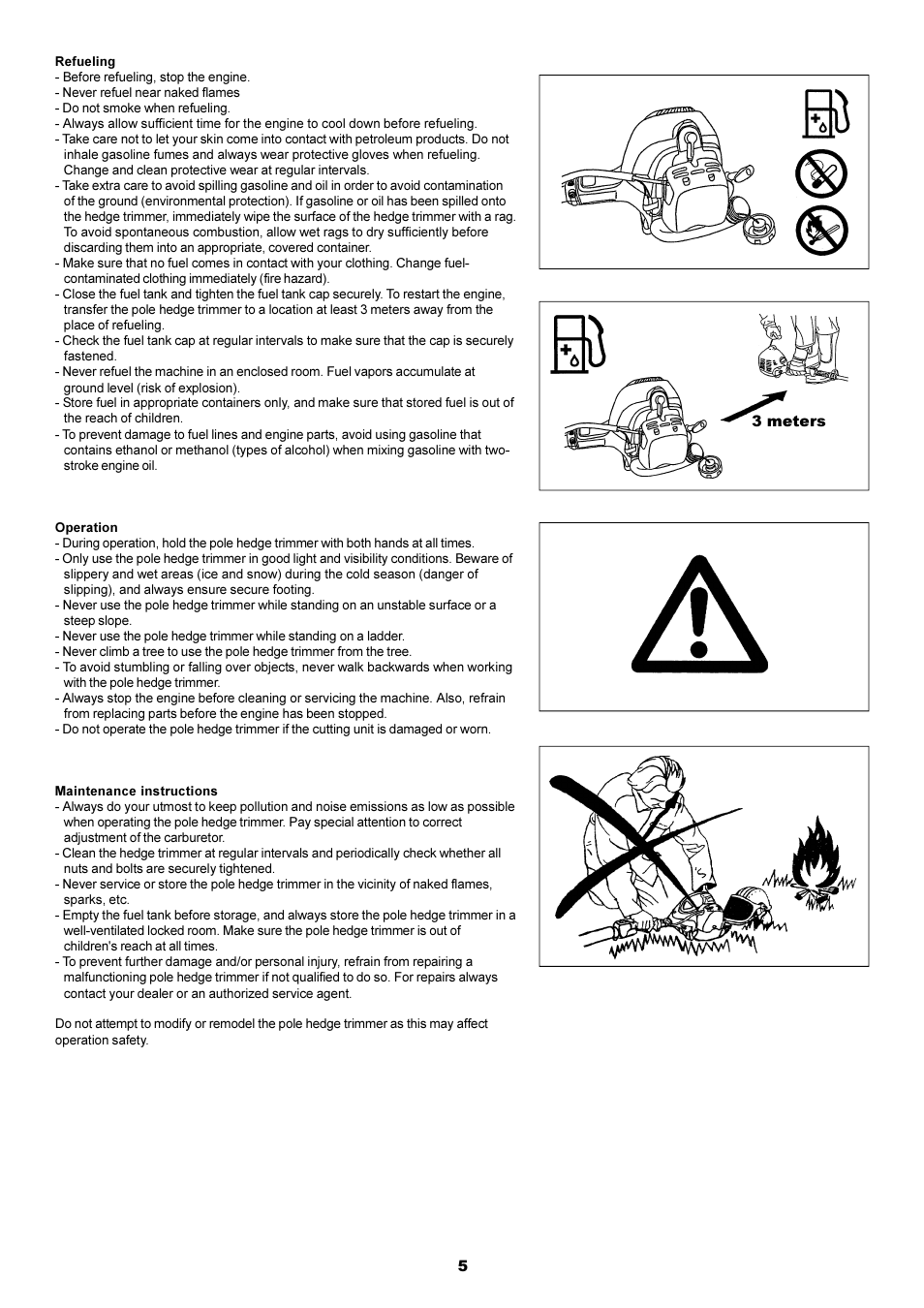 Dolmar POLE HEDGE MH-2556 User Manual | Page 5 / 54