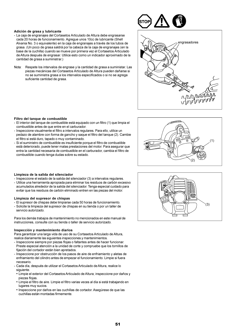 Dolmar POLE HEDGE MH-2556 User Manual | Page 51 / 54