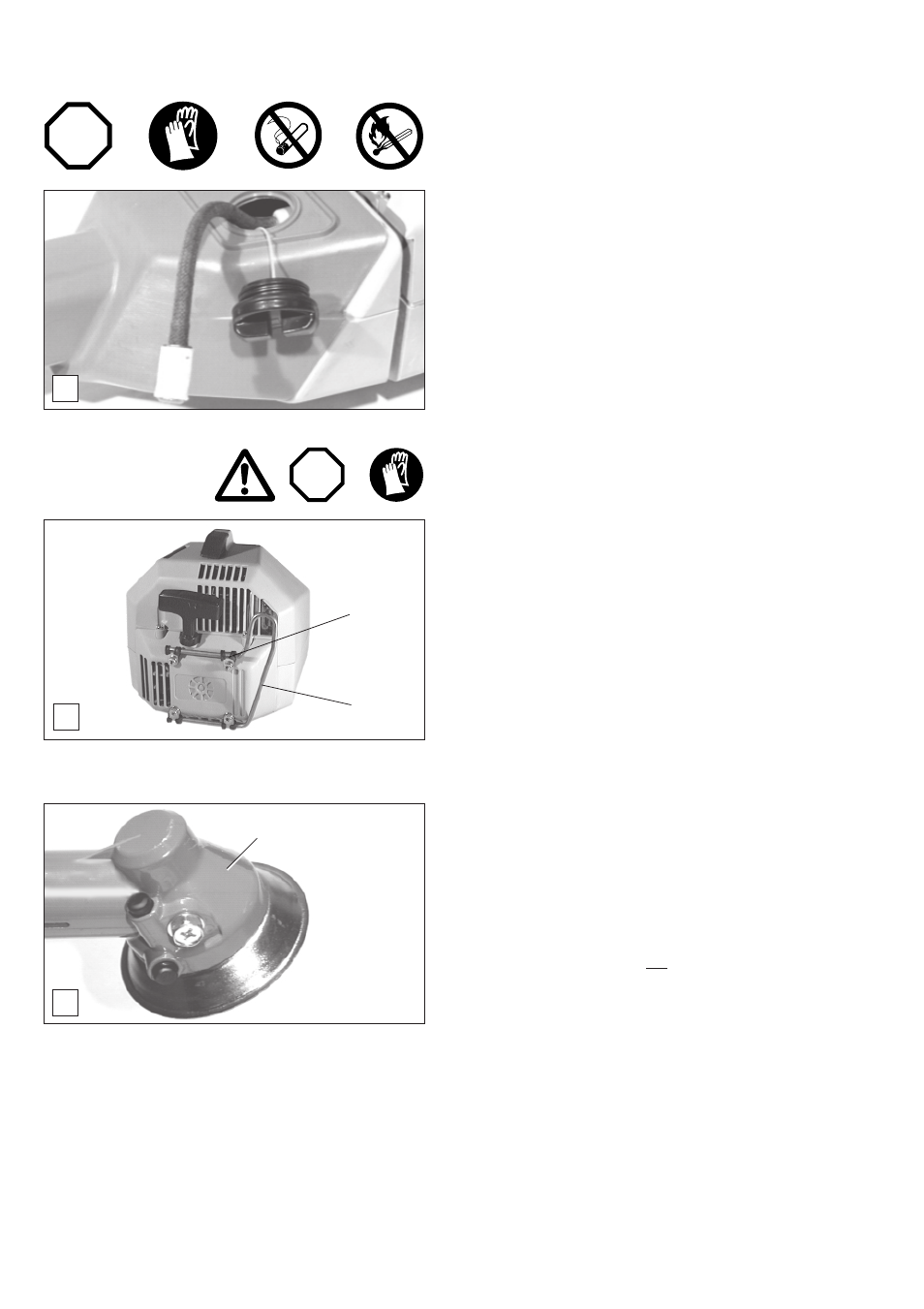 Stop, 22 23 shutting down procedure and storage | Dolmar MS-3310 User Manual | Page 22 / 74