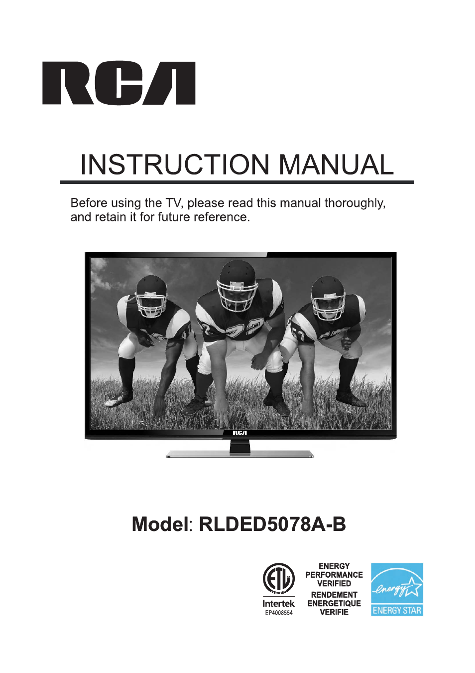 Curtis RLDED5078A-B User Manual | 33 pages