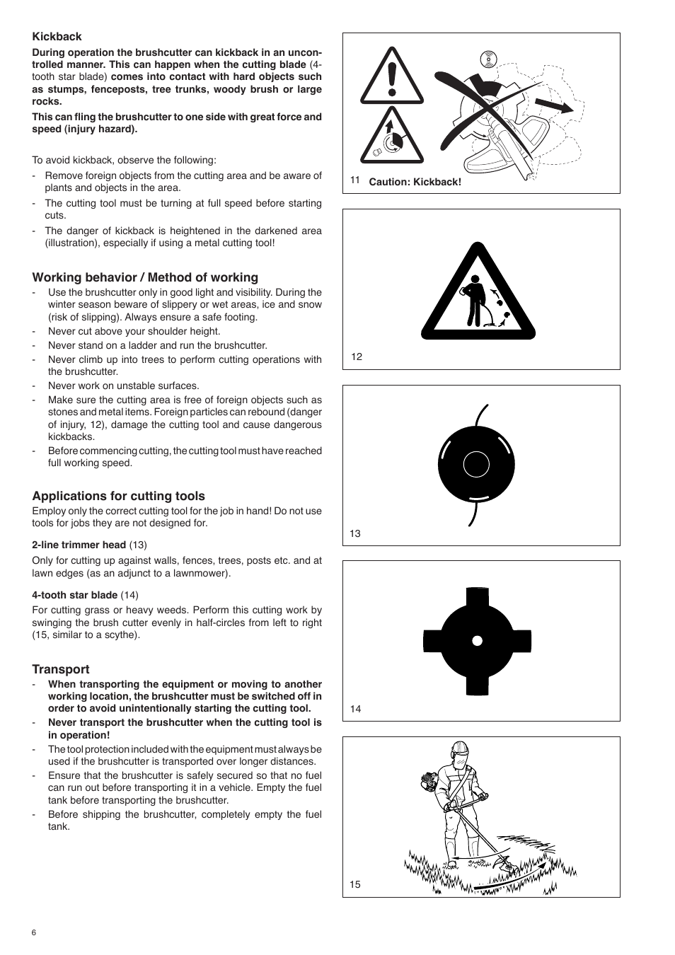 Dolmar MS-260 U User Manual | Page 6 / 24