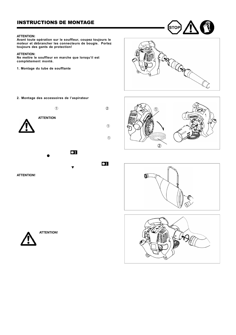 Instructions de montage | Dolmar PB-251.4 User Manual | Page 26 / 64