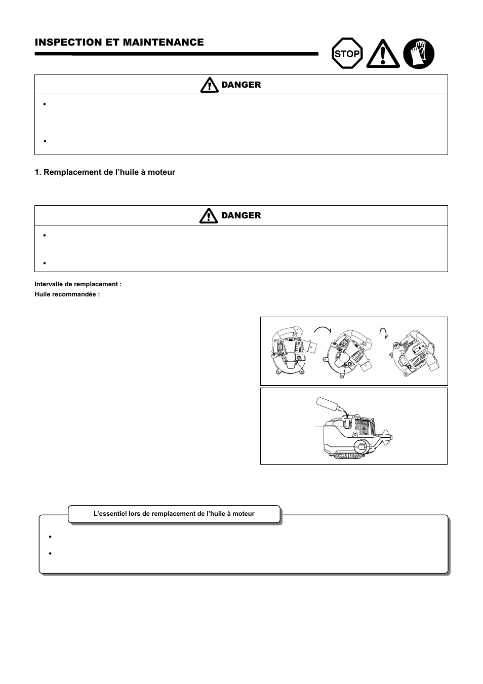 Inspection et maintenance | Dolmar PB-251.4 User Manual | Page 32 / 64