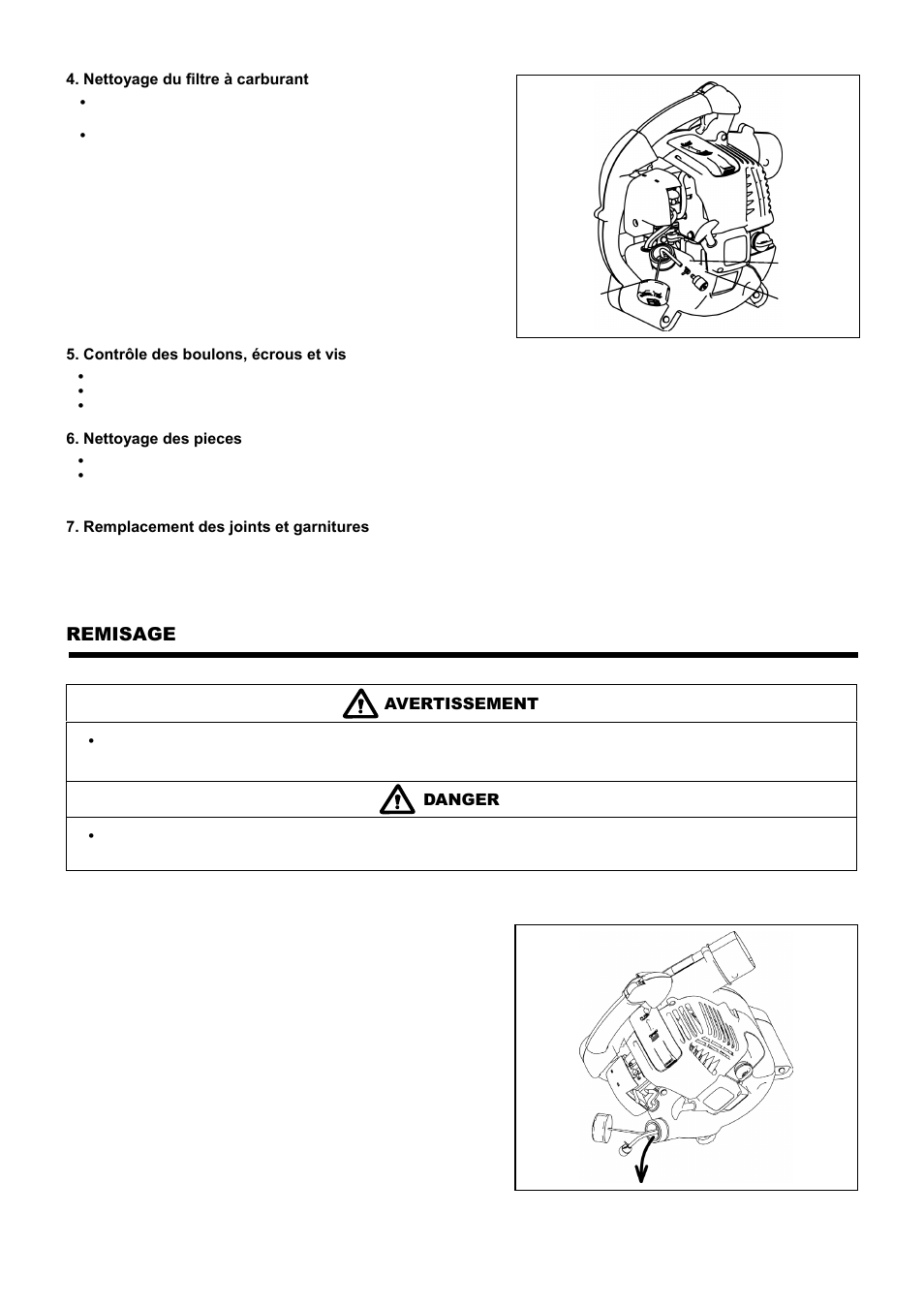 Remisage | Dolmar PB-251.4 User Manual | Page 34 / 64