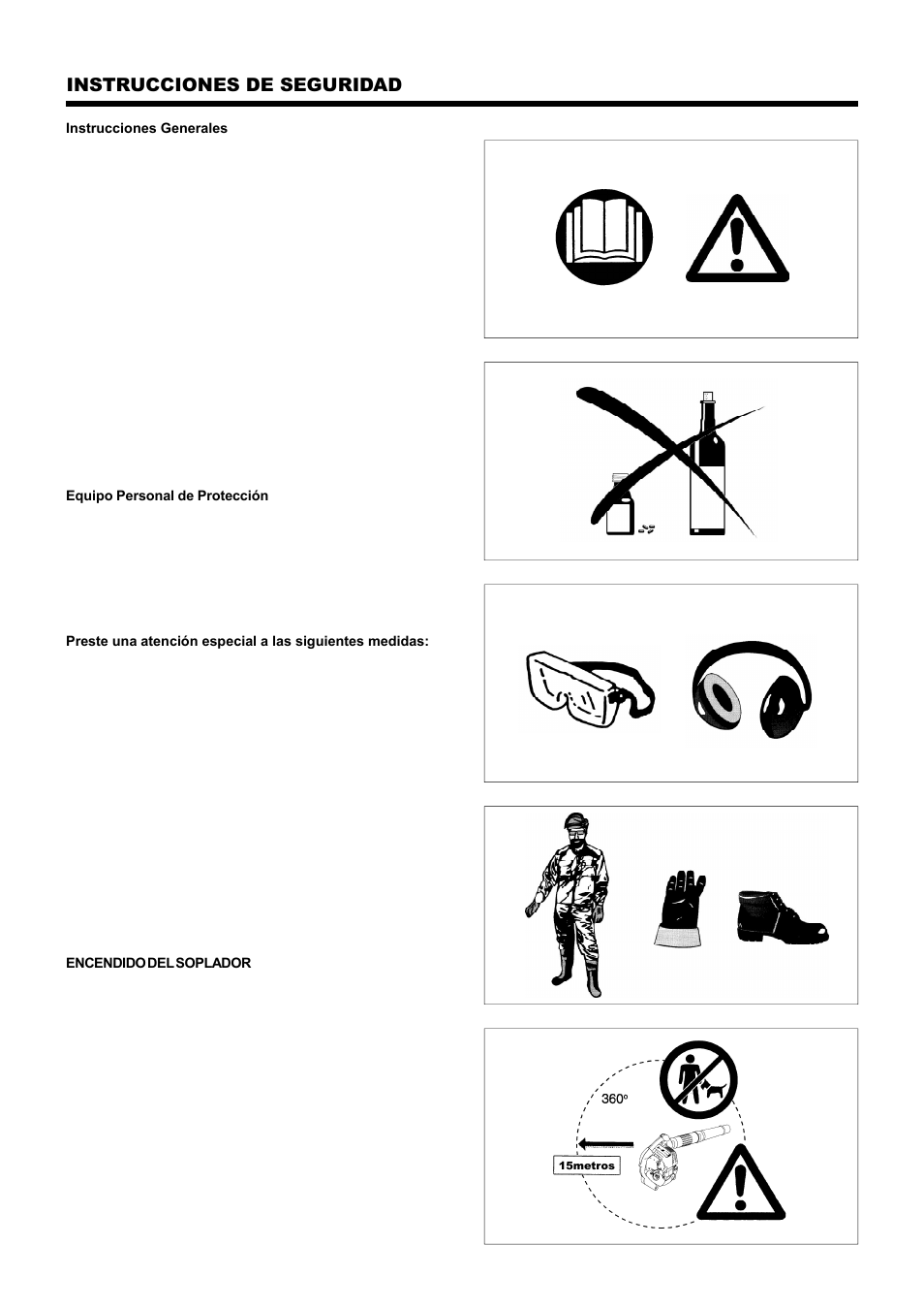 Instrucciones de seguridad | Dolmar PB-251.4 User Manual | Page 39 / 64