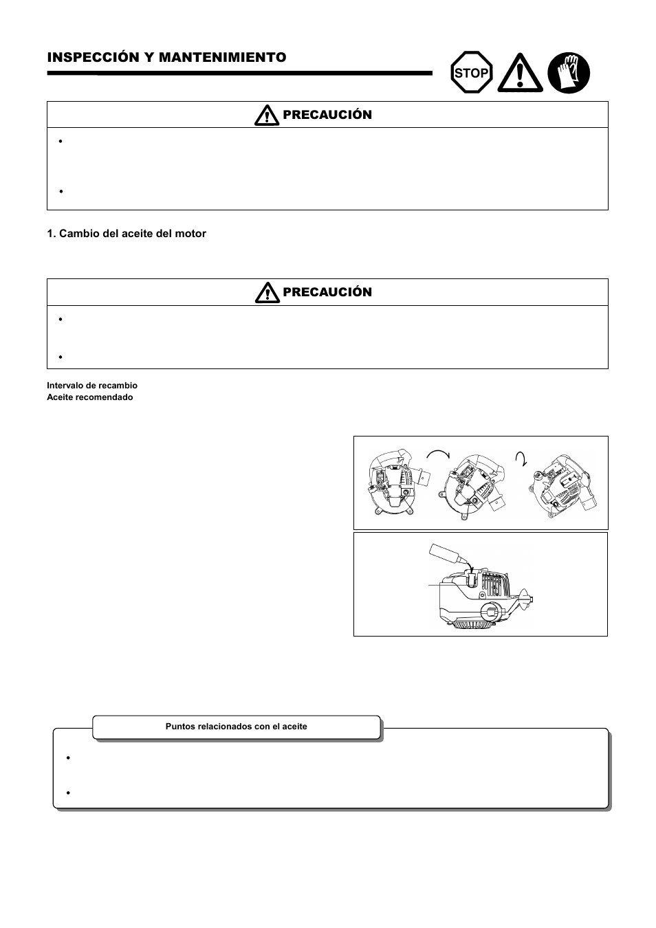 Inspección y mantenimiento | Dolmar PB-251.4 User Manual | Page 50 / 64