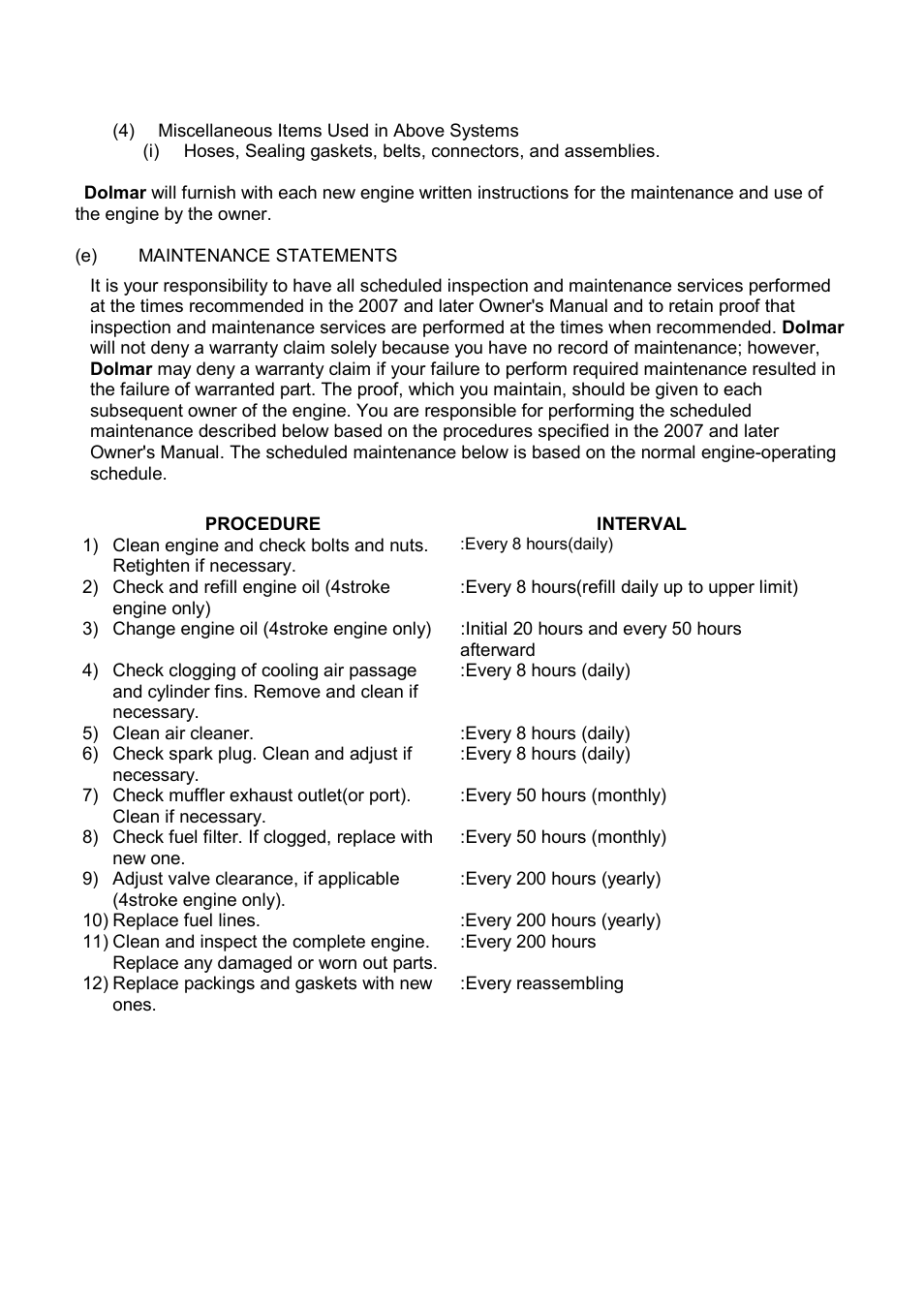 Dolmar PB-251.4 User Manual | Page 62 / 64