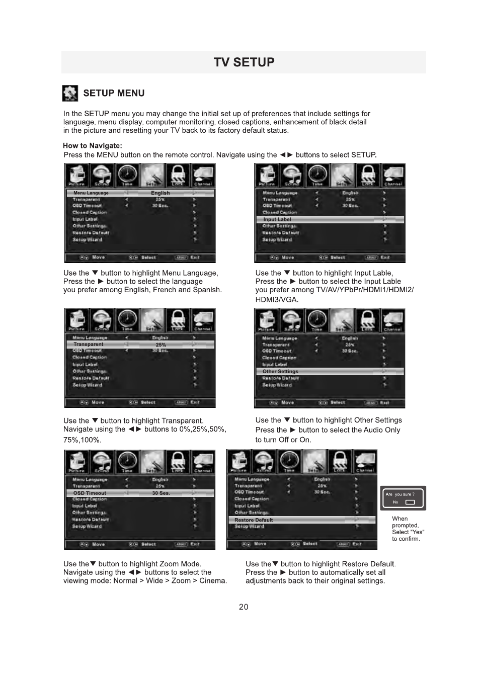 Curtis RLDEDV3255-A-C User Manual | Page 23 / 44