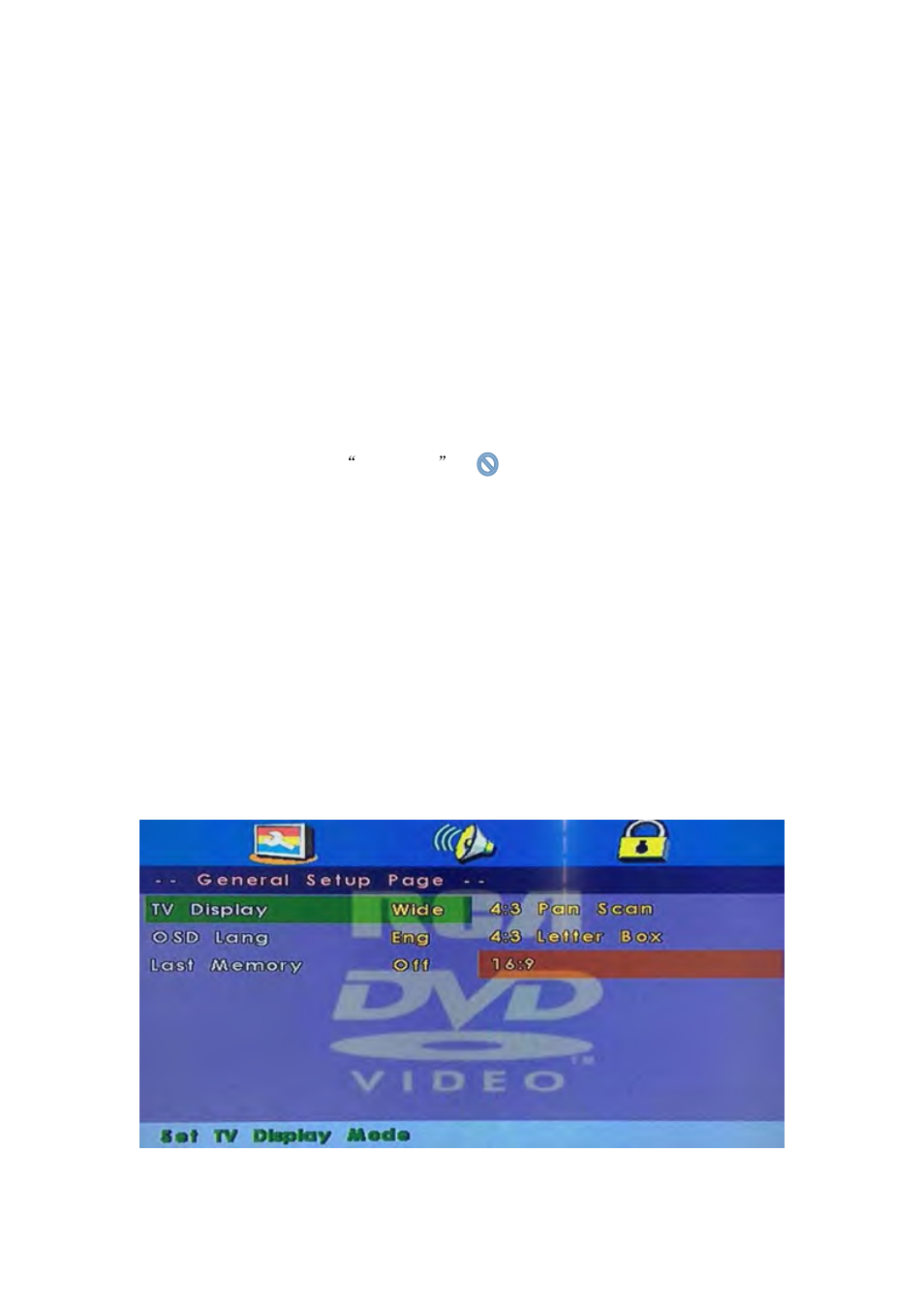 Dvd operation, General setup | Curtis RLDEDV3255-A-C User Manual | Page 33 / 44