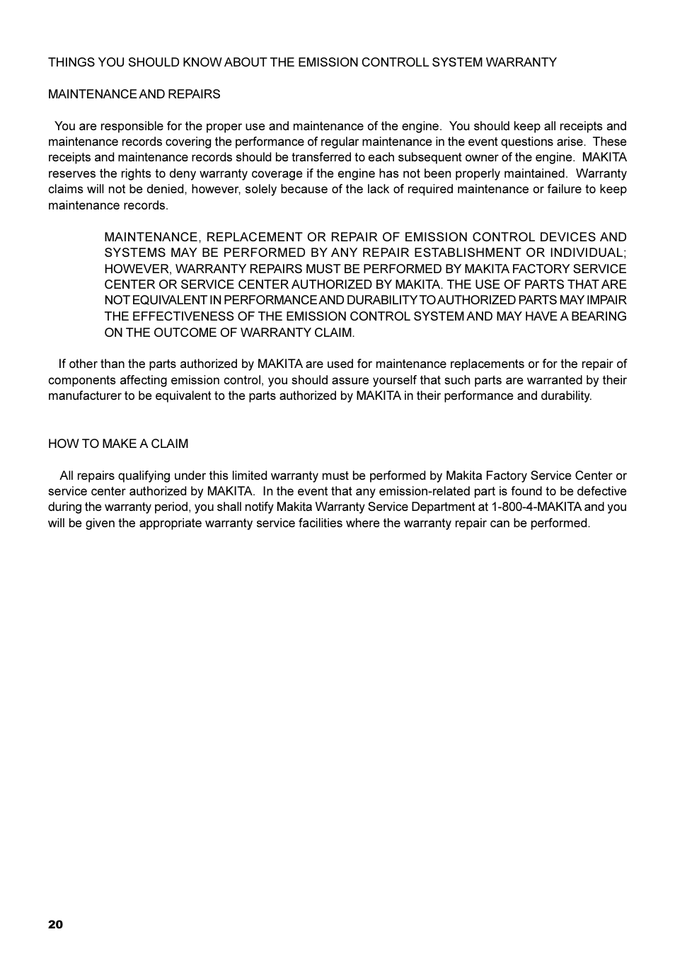 Dolmar MS-22C User Manual | Page 20 / 53