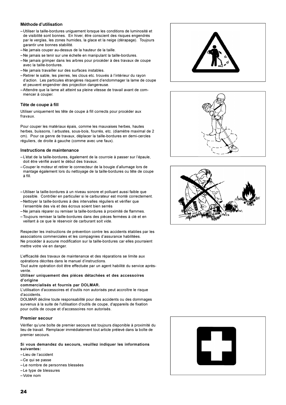 Dolmar MS-22C User Manual | Page 24 / 53
