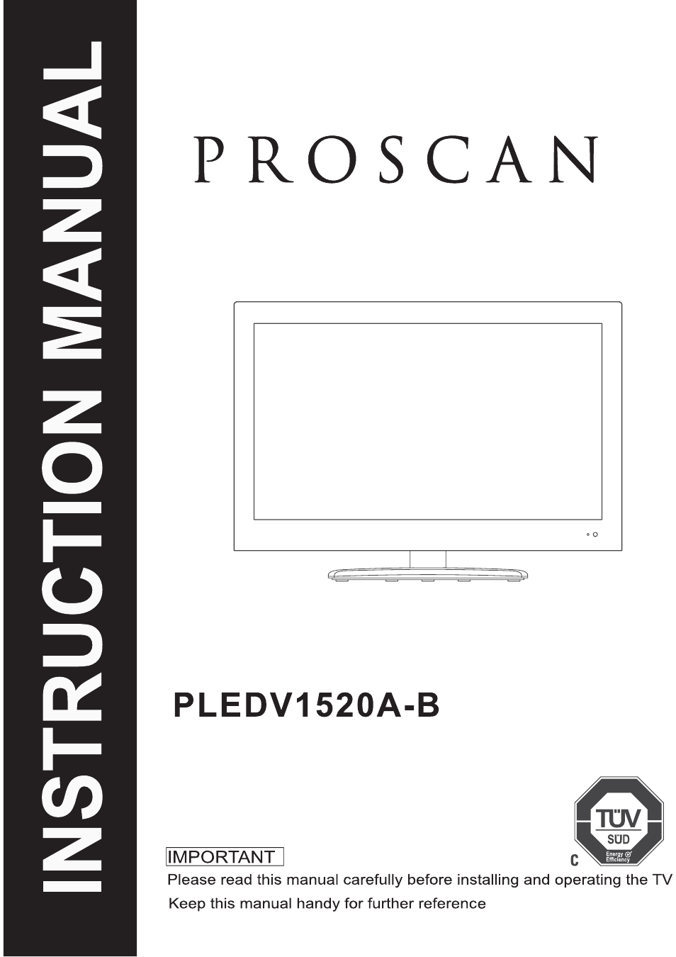 Curtis PLEDV1520A-B User Manual | 26 pages