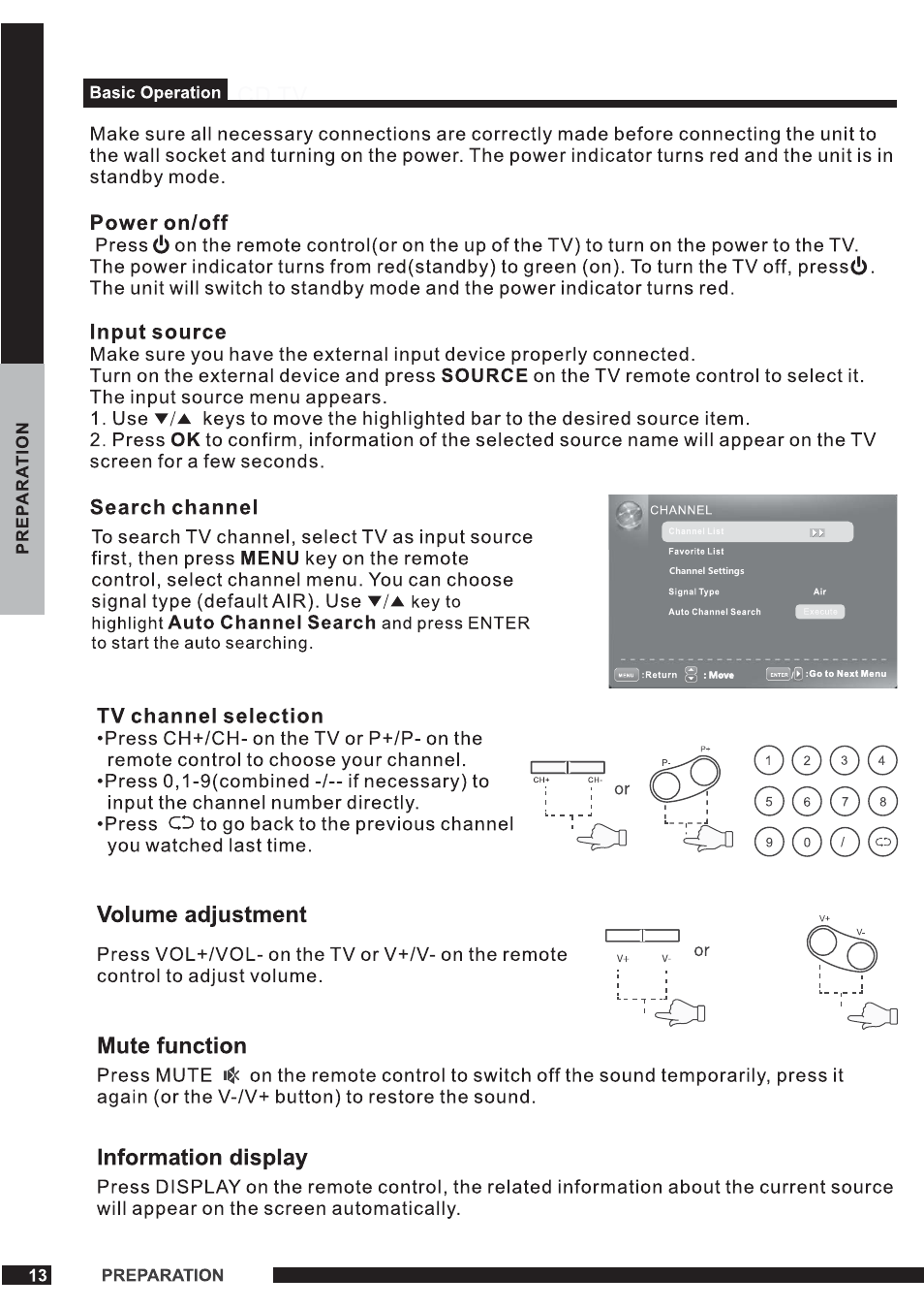 Curtis PLEDV1520A-B User Manual | Page 14 / 26