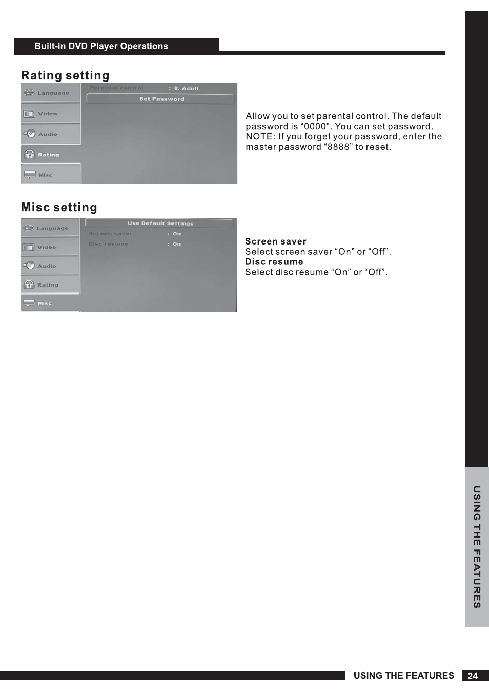 Curtis PLEDV1520A-B User Manual | Page 25 / 26