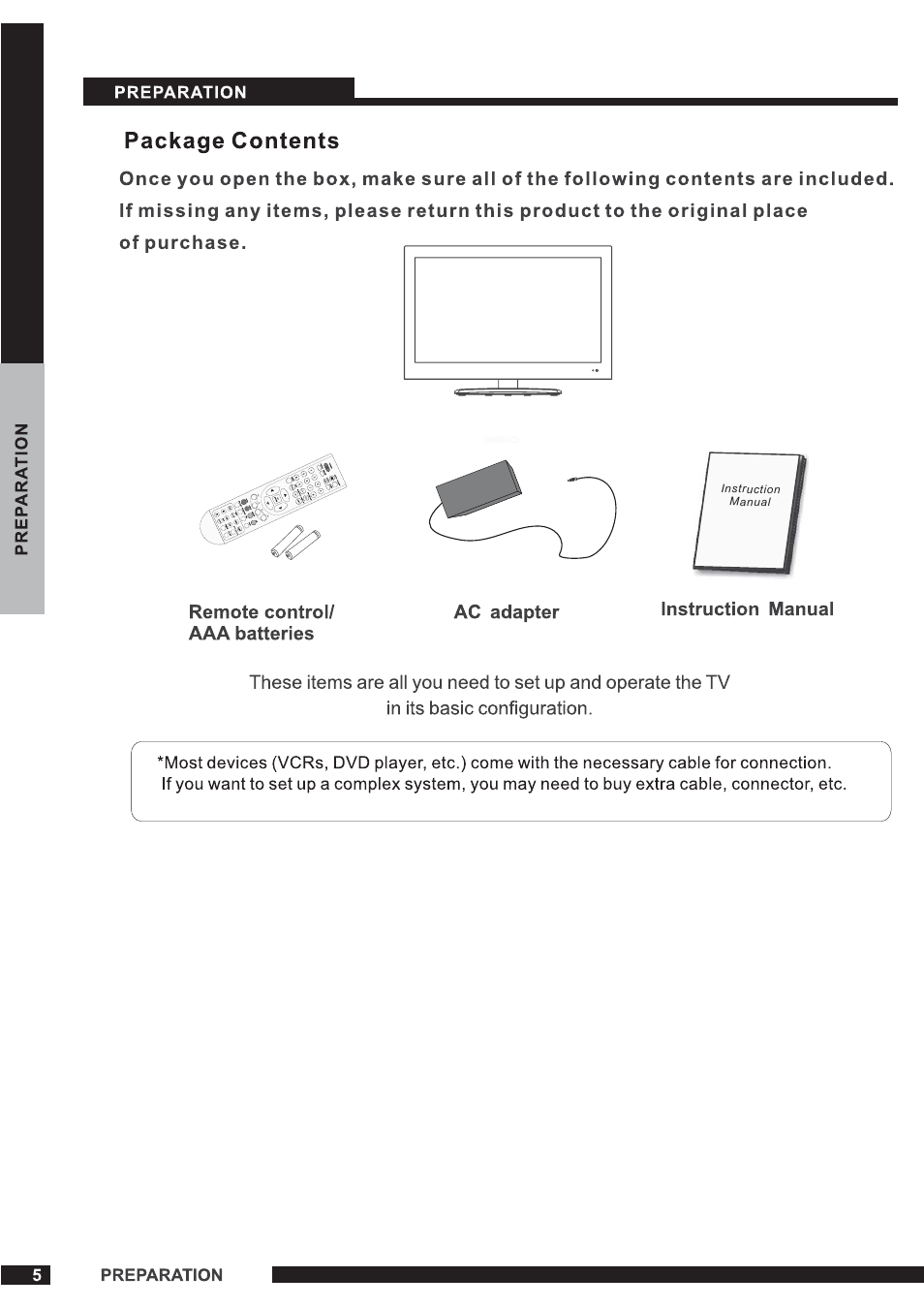 Curtis PLEDV1520A-B User Manual | Page 6 / 26