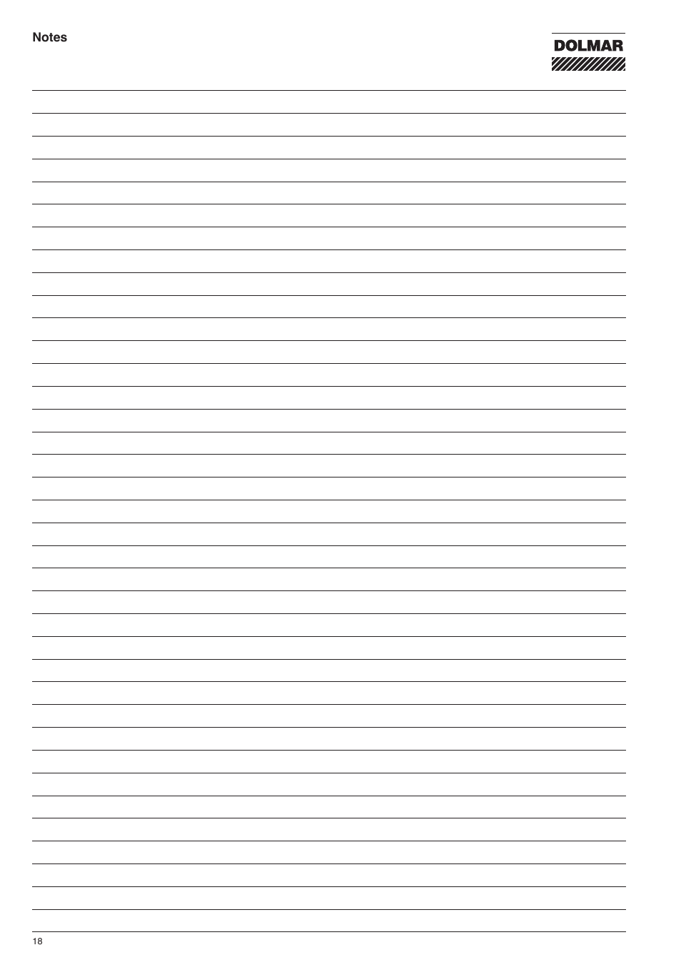 Dolmar HT-2556 D User Manual | Page 18 / 20
