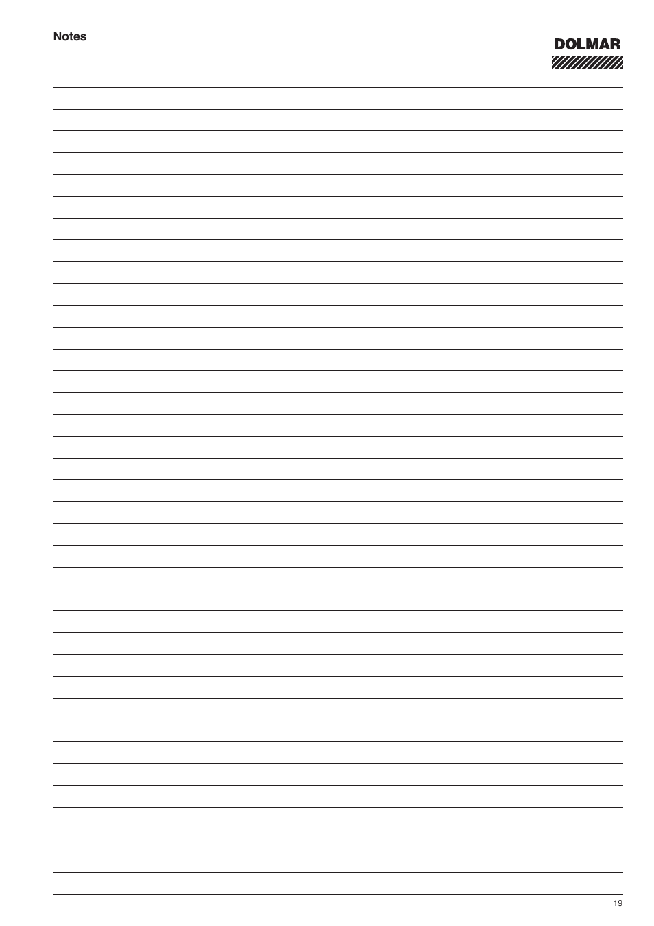 Dolmar HT-2556 D User Manual | Page 19 / 20