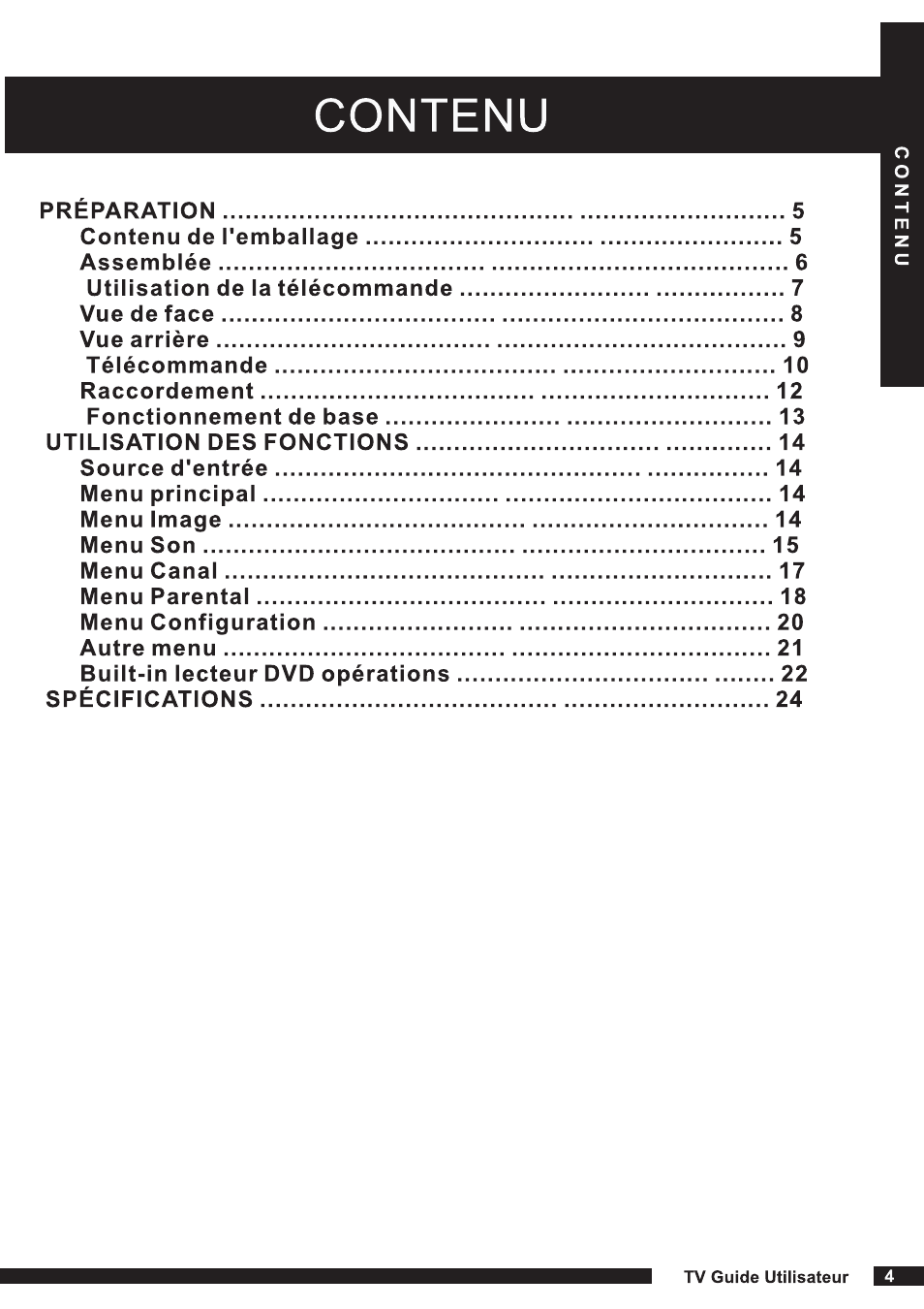 Curtis PLEDV1520A-B User Manual | Page 5 / 25