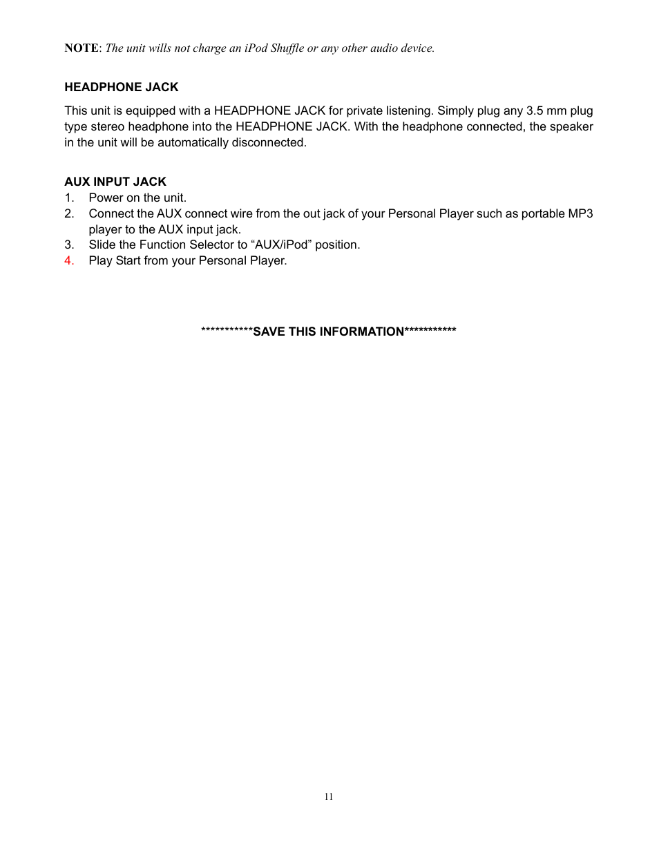 Curtis IP1007UK User Manual | Page 11 / 11