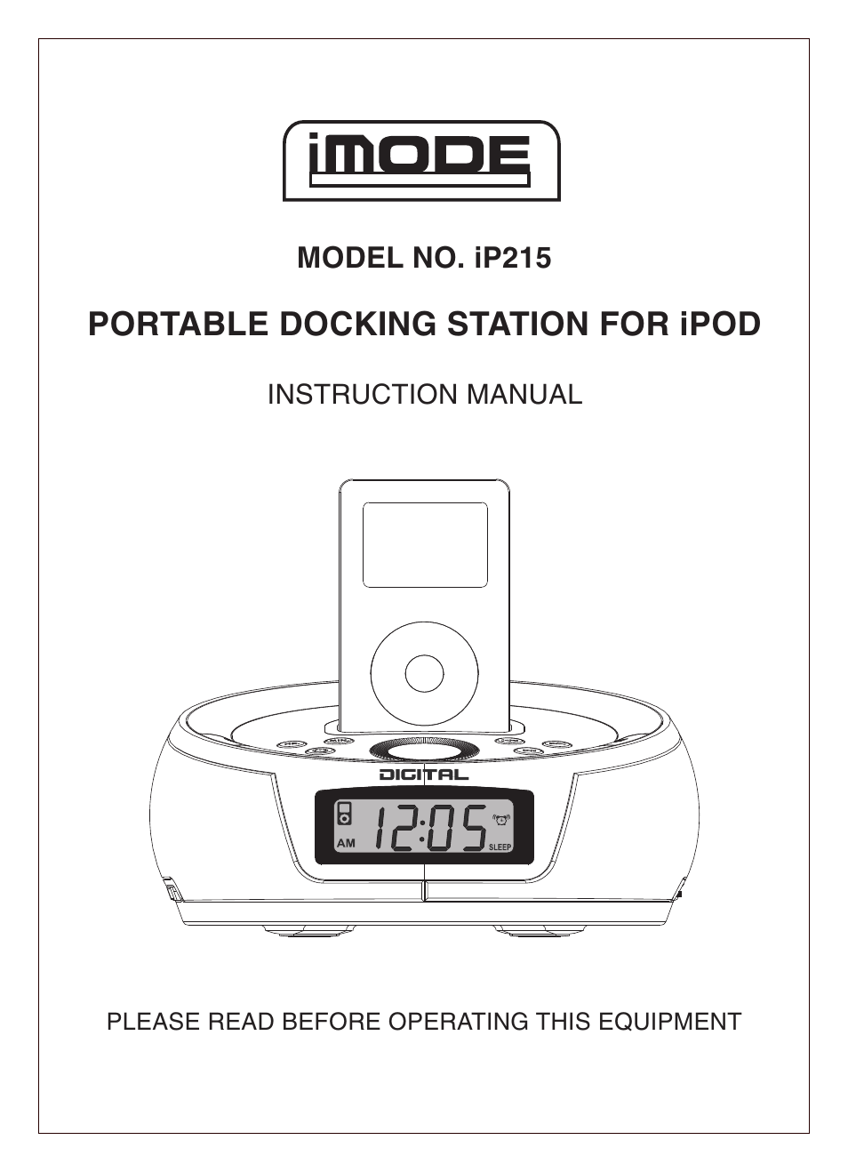 Curtis IP215 User Manual | 8 pages
