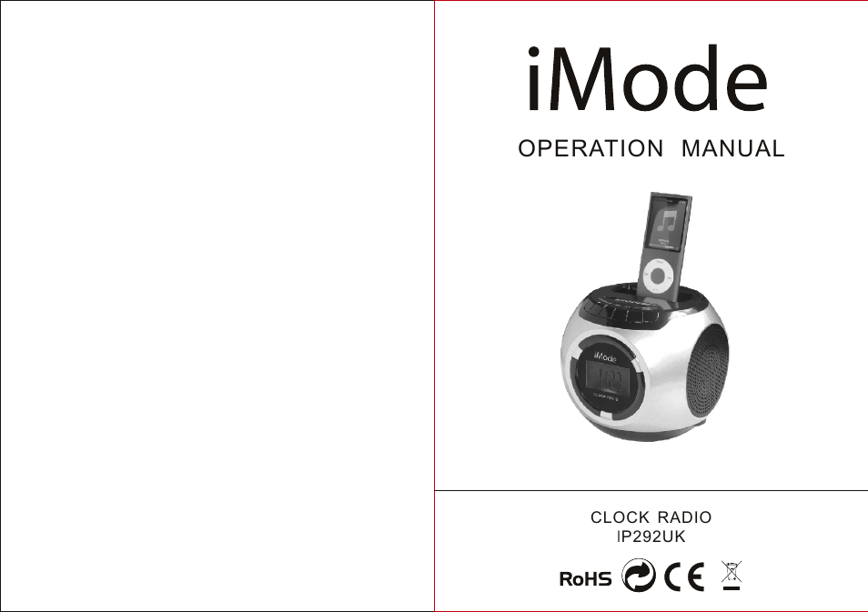 Curtis IP292UK User Manual | 2 pages